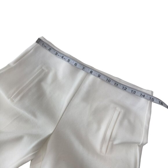 Chico's Women's Off White Slim-Fit Ankle Pants Size 00 Stretch Pull On Casual - Picture 4 of 13